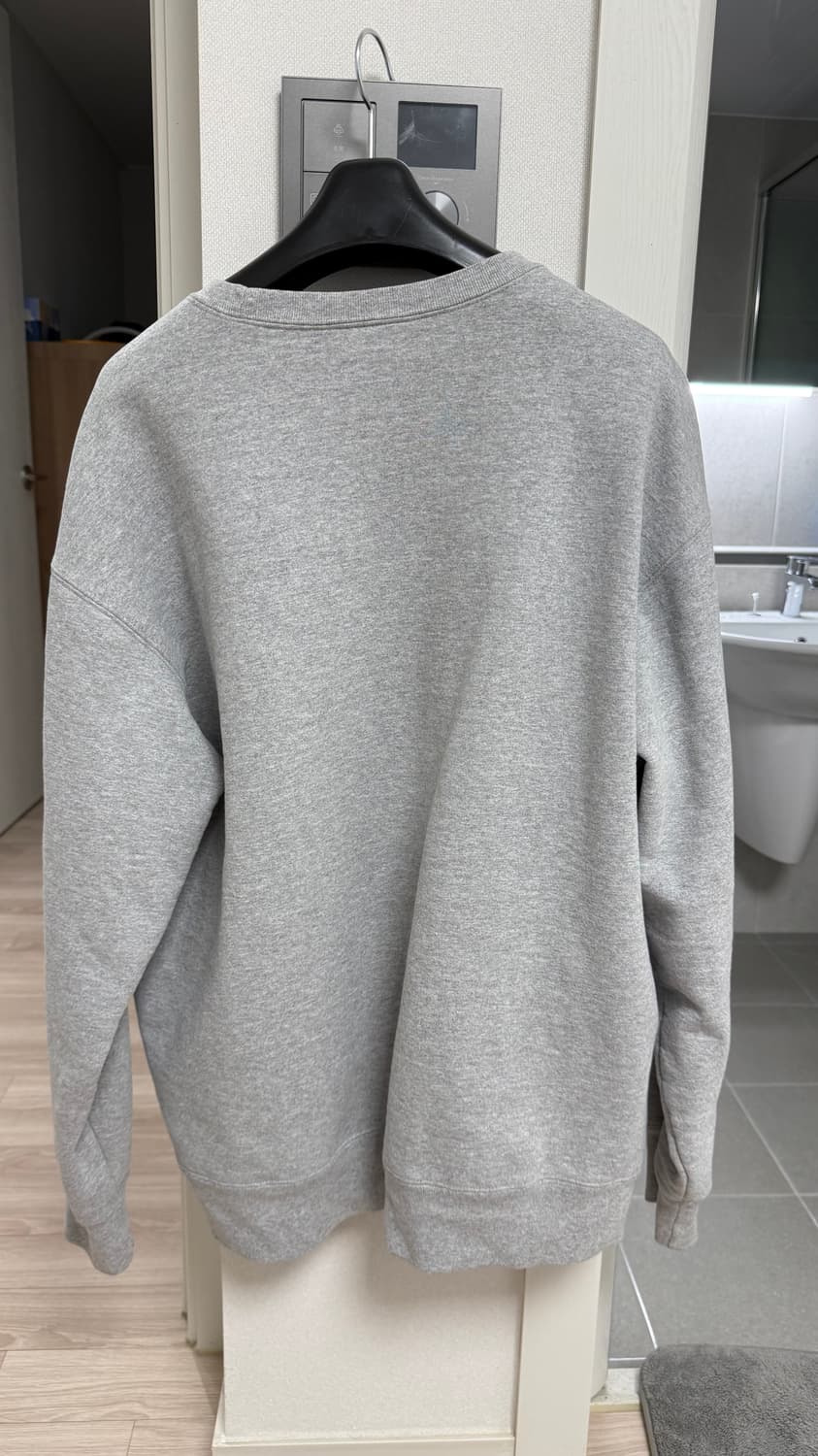 [XL] 슈프림 22FW 박스로고 맨투맨 헤더 그레이 상품이미지3