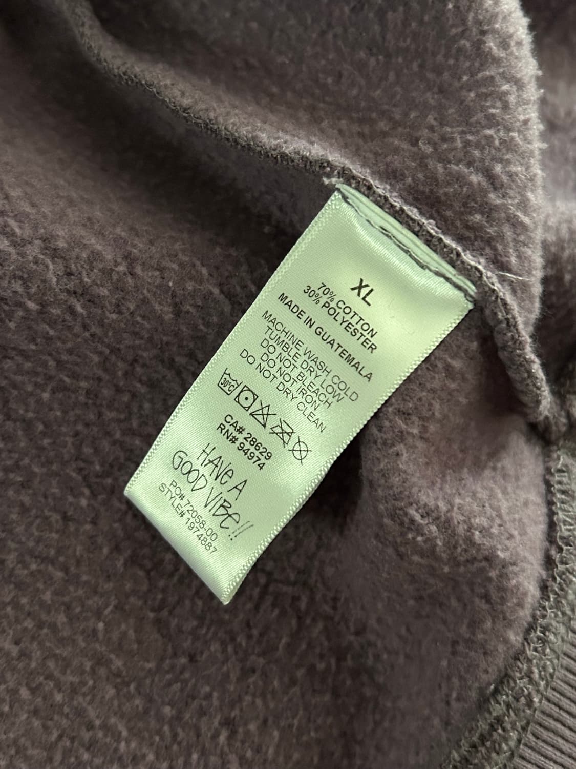 [XL] 스투시 스타 집 업 후디 퍼플 상품이미지4