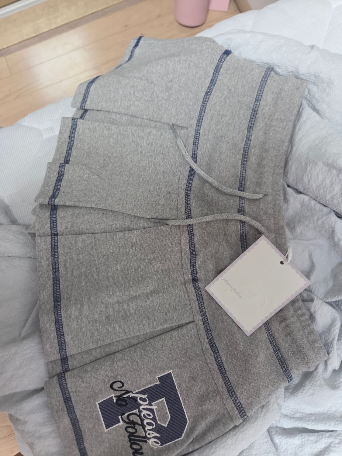 새상품 택o) 플리즈노팔로우 nancy stitch 플리츠 스커트 상품이미지2