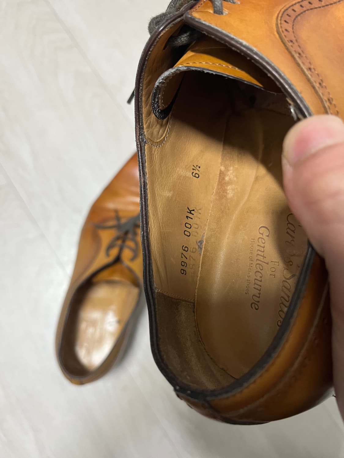 파티나 구두 카를로스 산토스 옥스포드 슈즈 상품이미지7