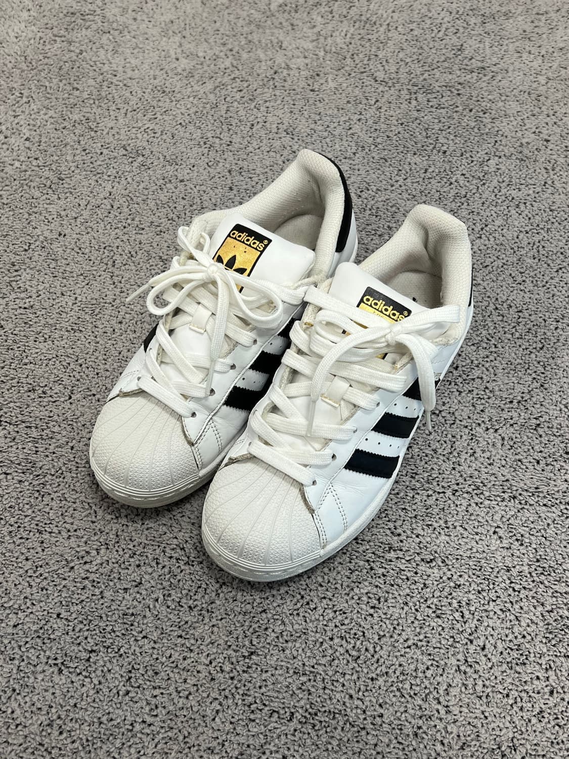 (220) 아디다스 슈퍼스타 파운데이션 흰검 상품이미지1