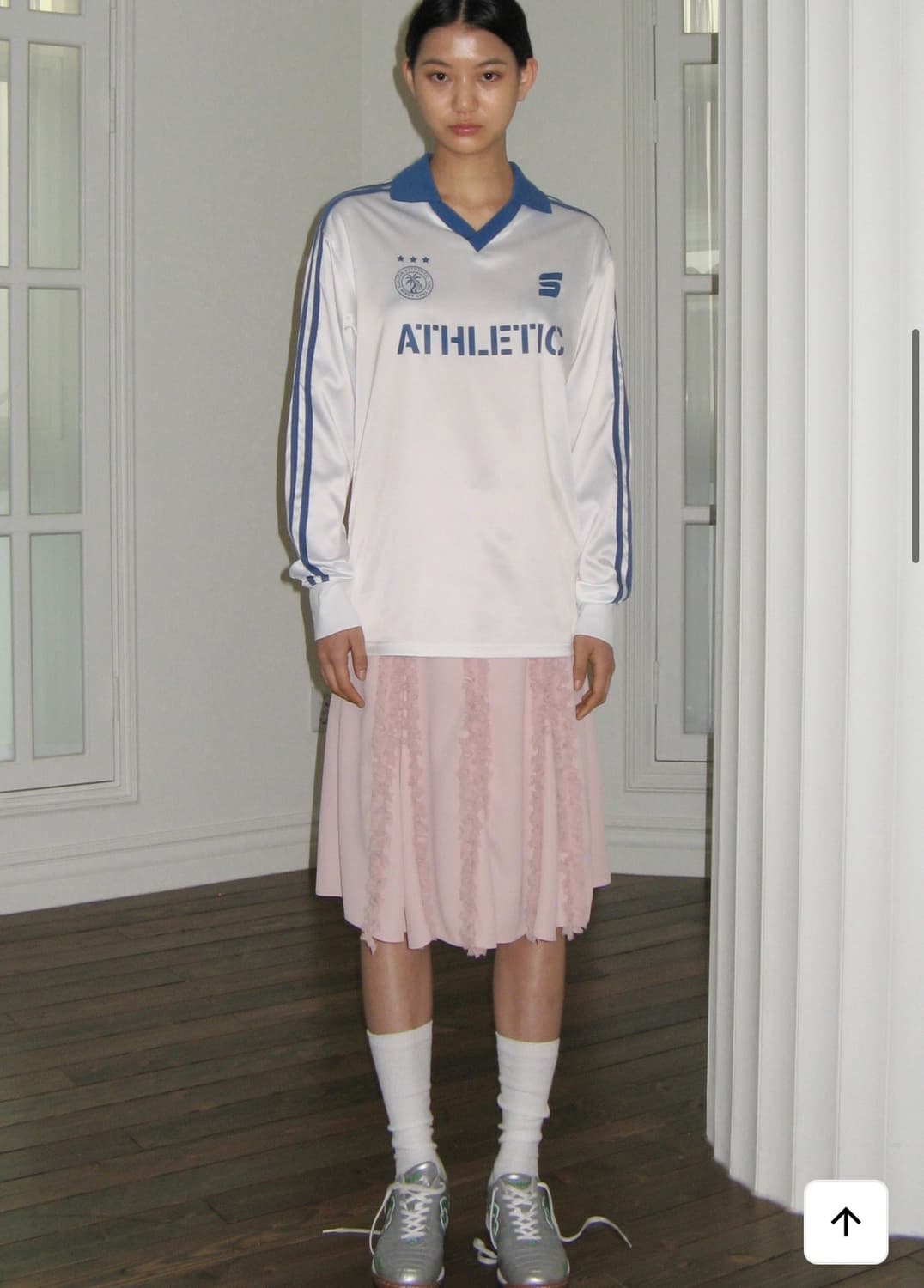 새상품 sinoon 시눈 프릴 미디 스커트 상품이미지3