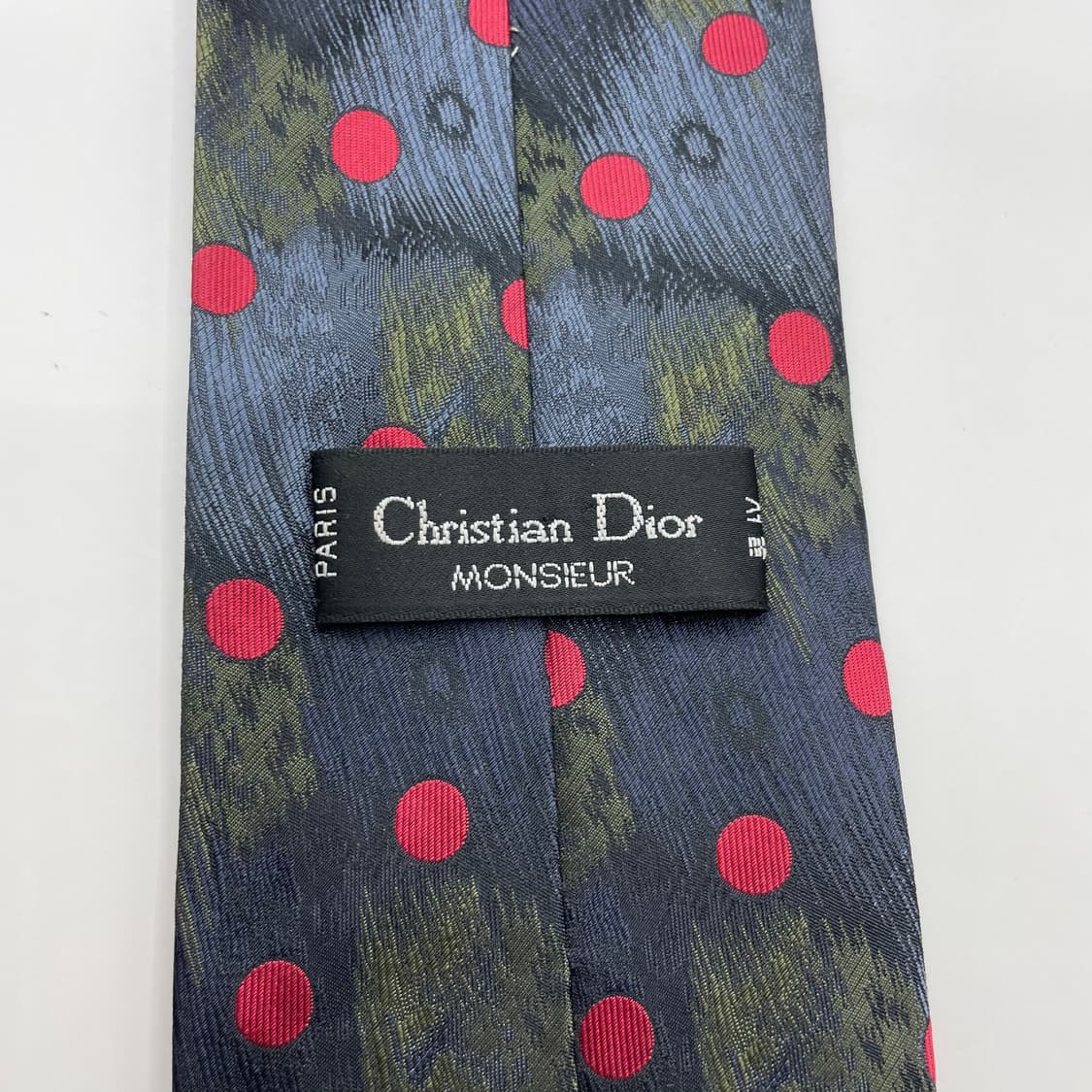 733) (Christian DIOR) 크리스찬 디올 패턴 넥타이 상품이미지5