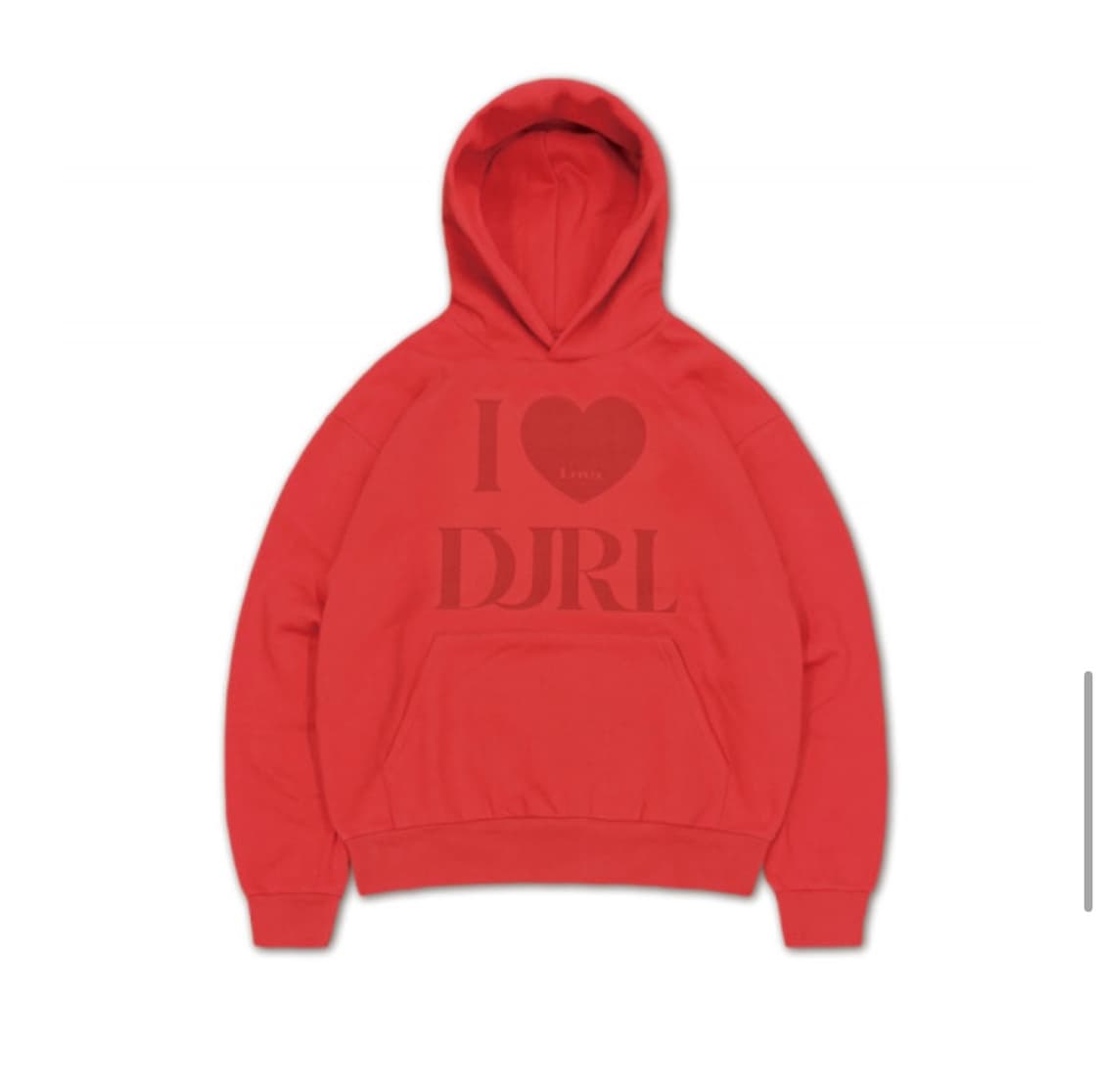 Durt 더트 레드 후드티 상품이미지2