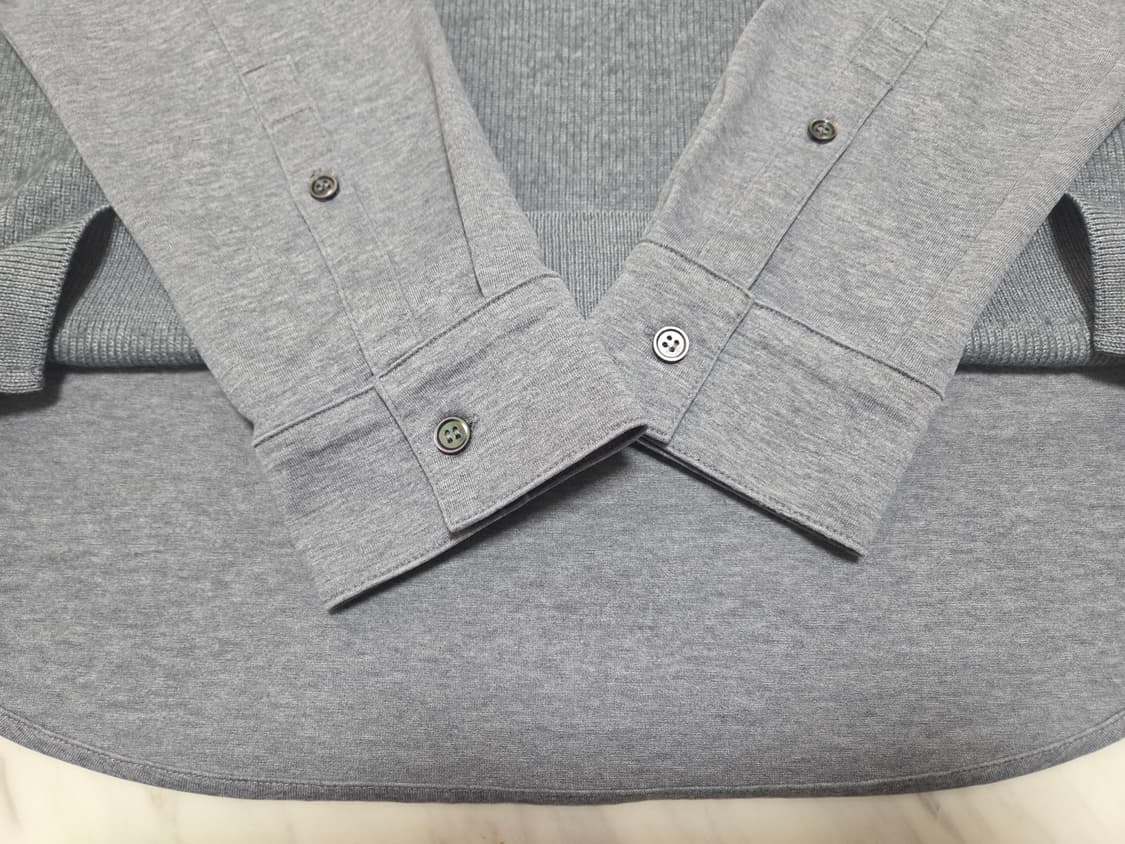 솔리드옴므 그레이 니트 셔츠 상품이미지6