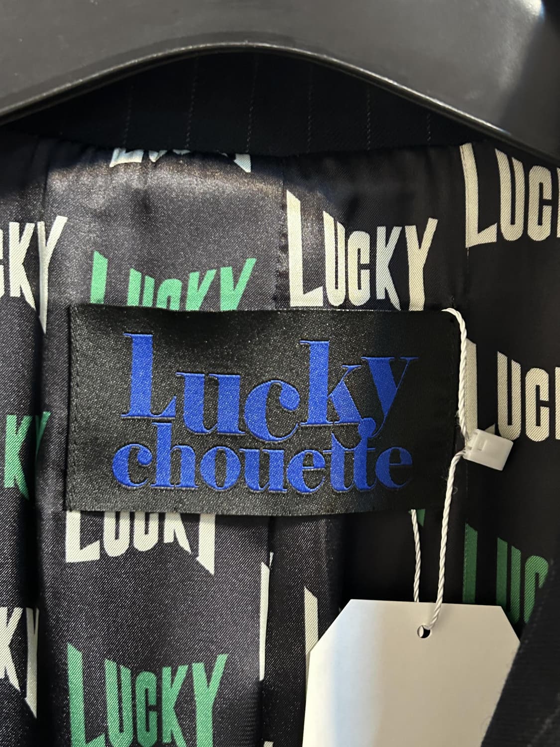 럭키슈에뜨 배색 리본포켓 블레이저 자켓 상품이미지6