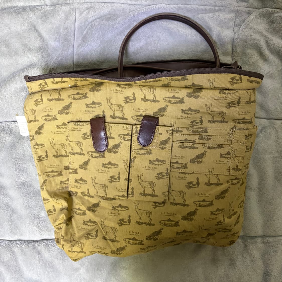 LLBean 엘엘빈 레더 토트백 브라운 상품이미지6