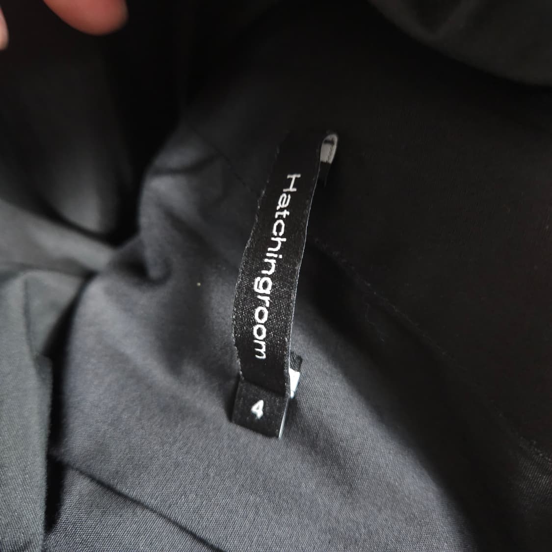 해칭룸 와이드 팬츠 블랙 상품이미지6