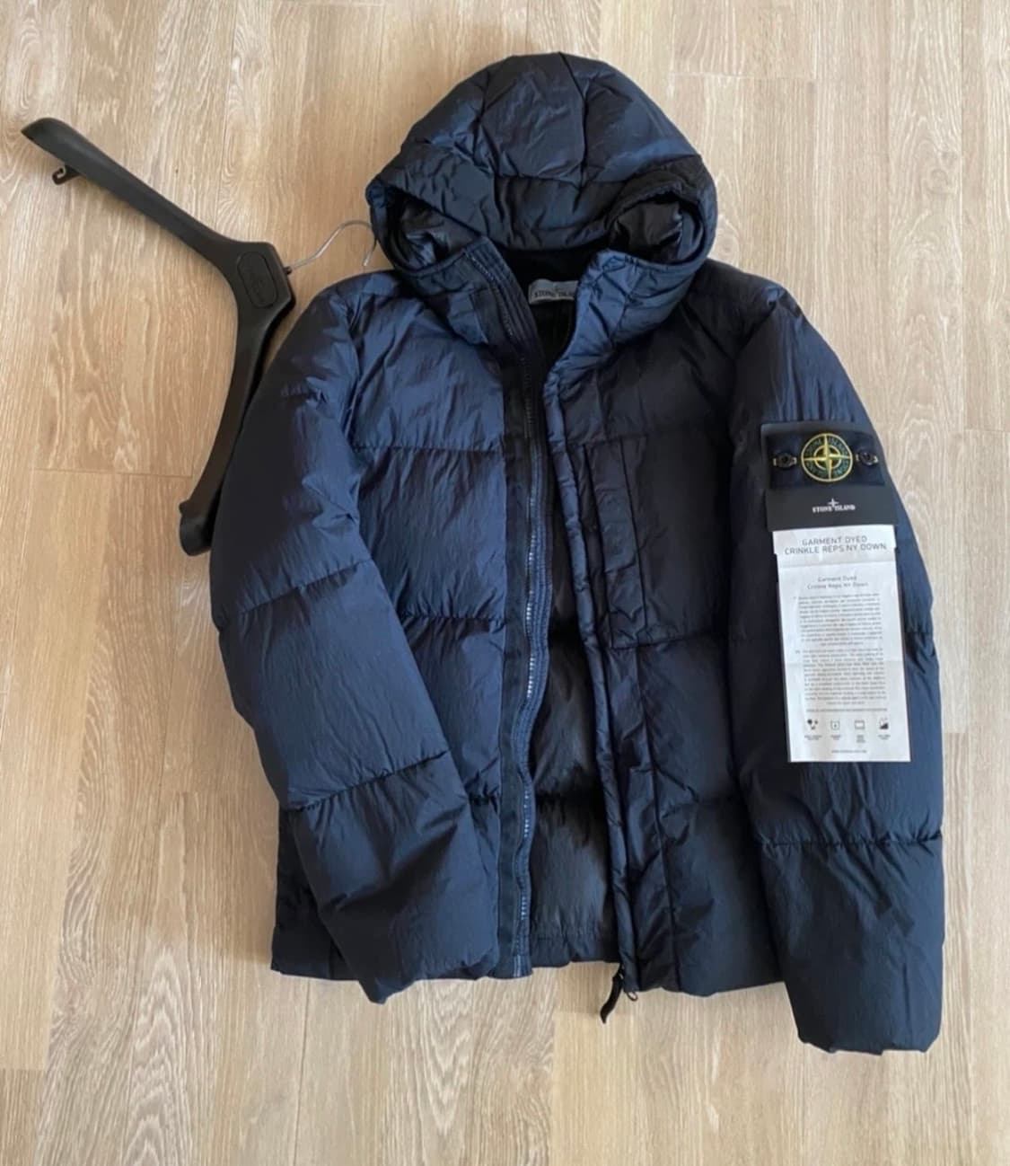 (정품) 스톤아일랜드 후드 패딩 새상품급 m 상품이미지3