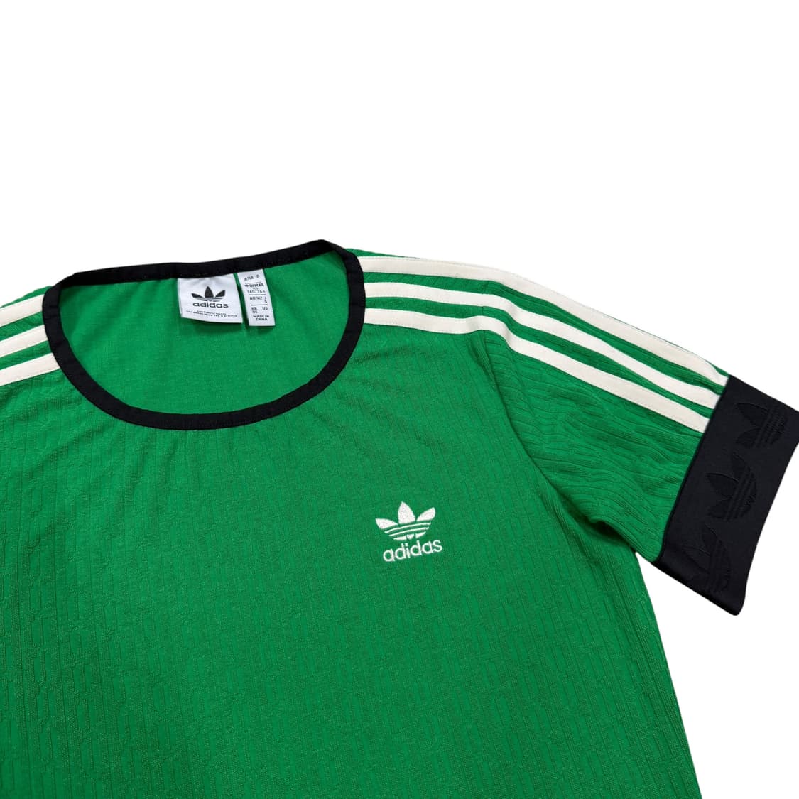 아디다스 아디컬러 70S 니트 반팔티 그린 XS 상품이미지2