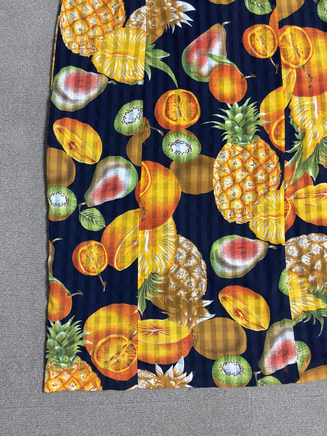 후르츠 패턴 슬리브리스 롱 원피스 상품이미지3