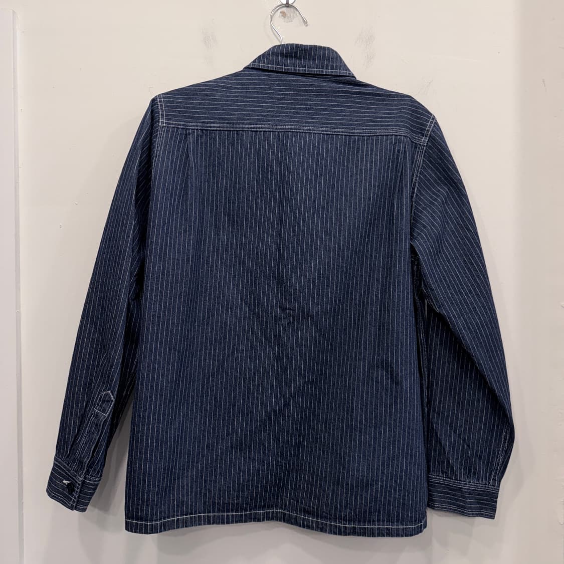 울프엔더 데님 스트라이프 워크자켓 상품이미지5