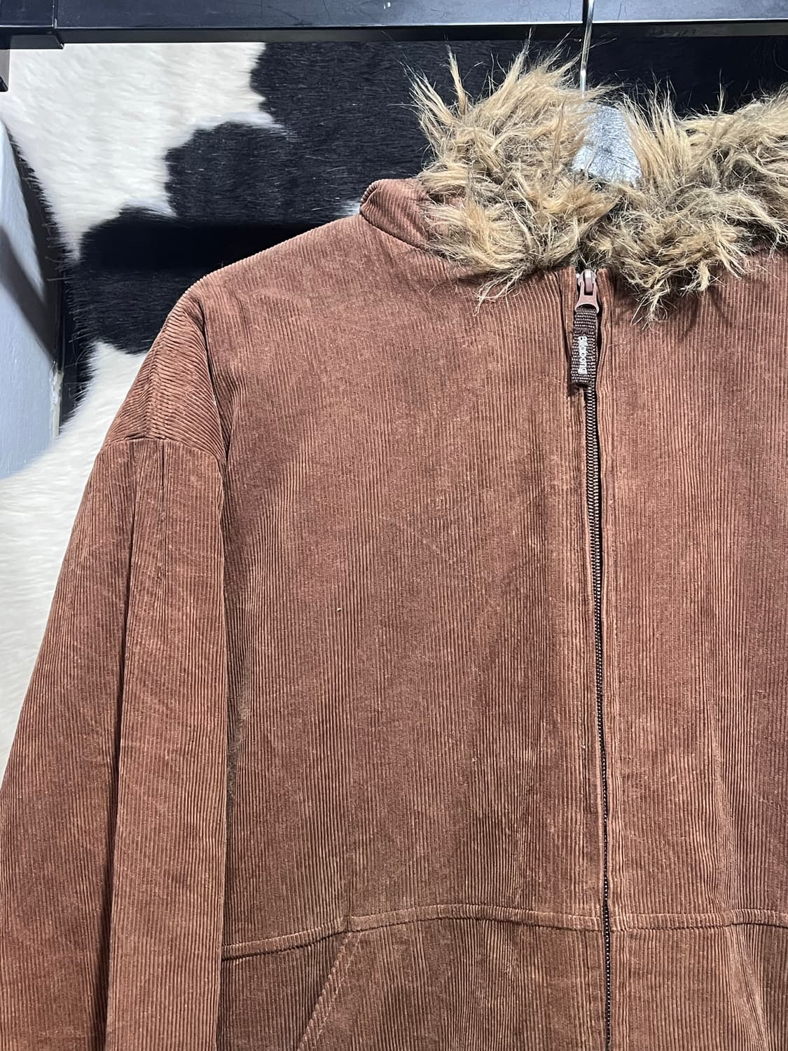 빌라봉 코듀로이 투웨이 퍼 후드자켓 상품이미지5