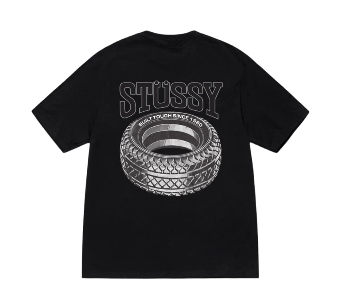 스투시 터프 트레드 티셔츠 블랙 상품이미지1