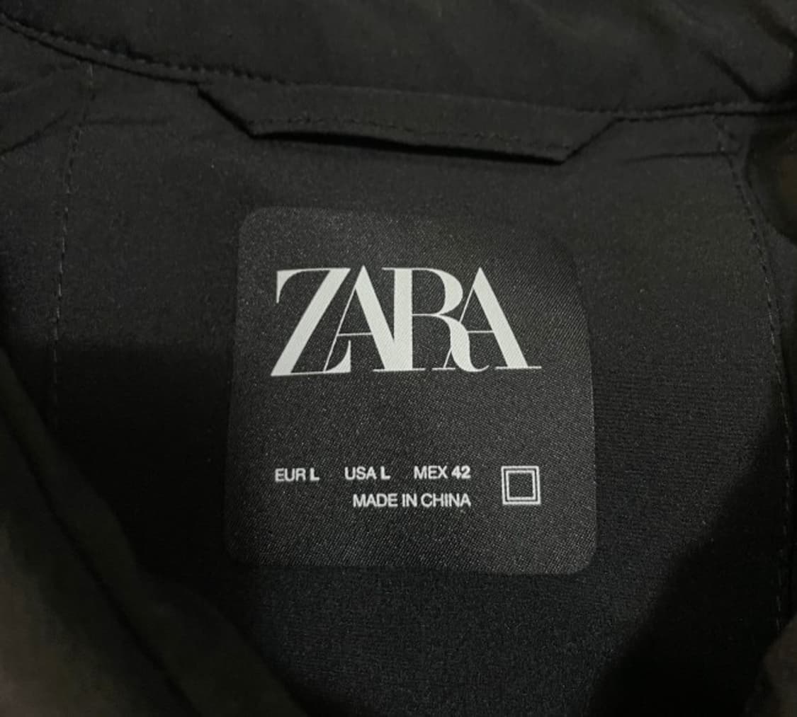 자라 바람막이 셔츠 자켓 105/XL 상품이미지4