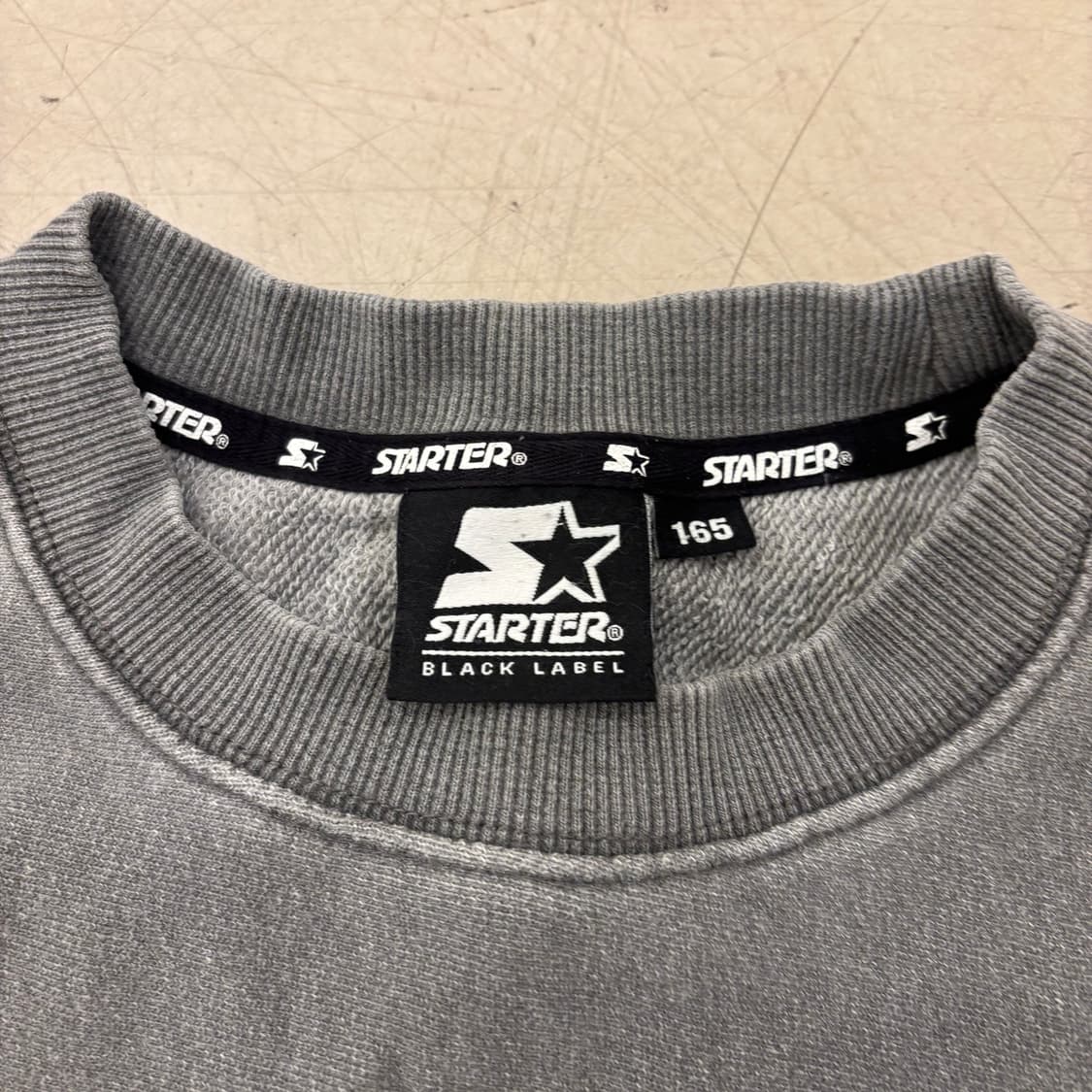 스타터 피그먼트 빅로고 맨투맨 상품이미지4