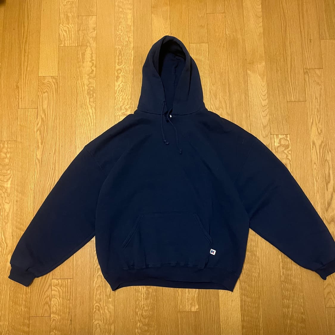 [XL] 90s 빈티지 러셀 후드 네이비 상품이미지1