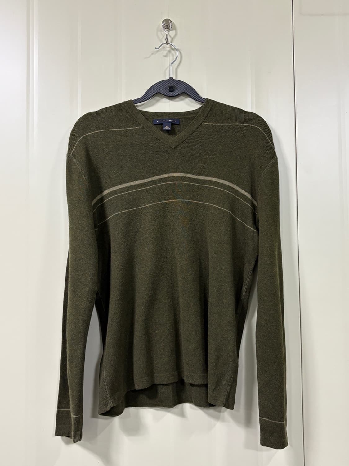 바나나 리퍼블릭(Banana Republic) 올리브 그린 니트 상품이미지1