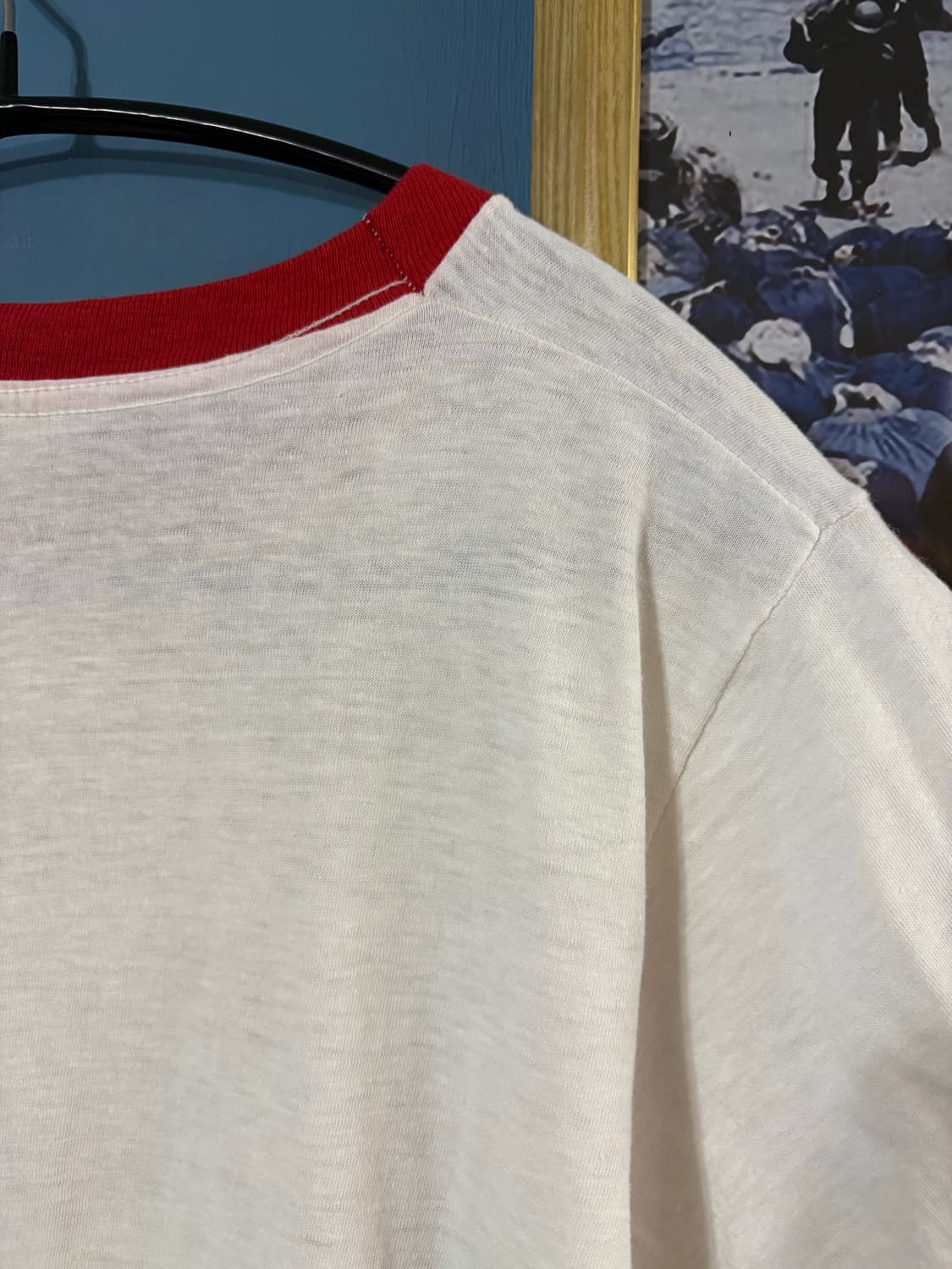 80s Vtg DELAWARE Ringer Tee 상품이미지7