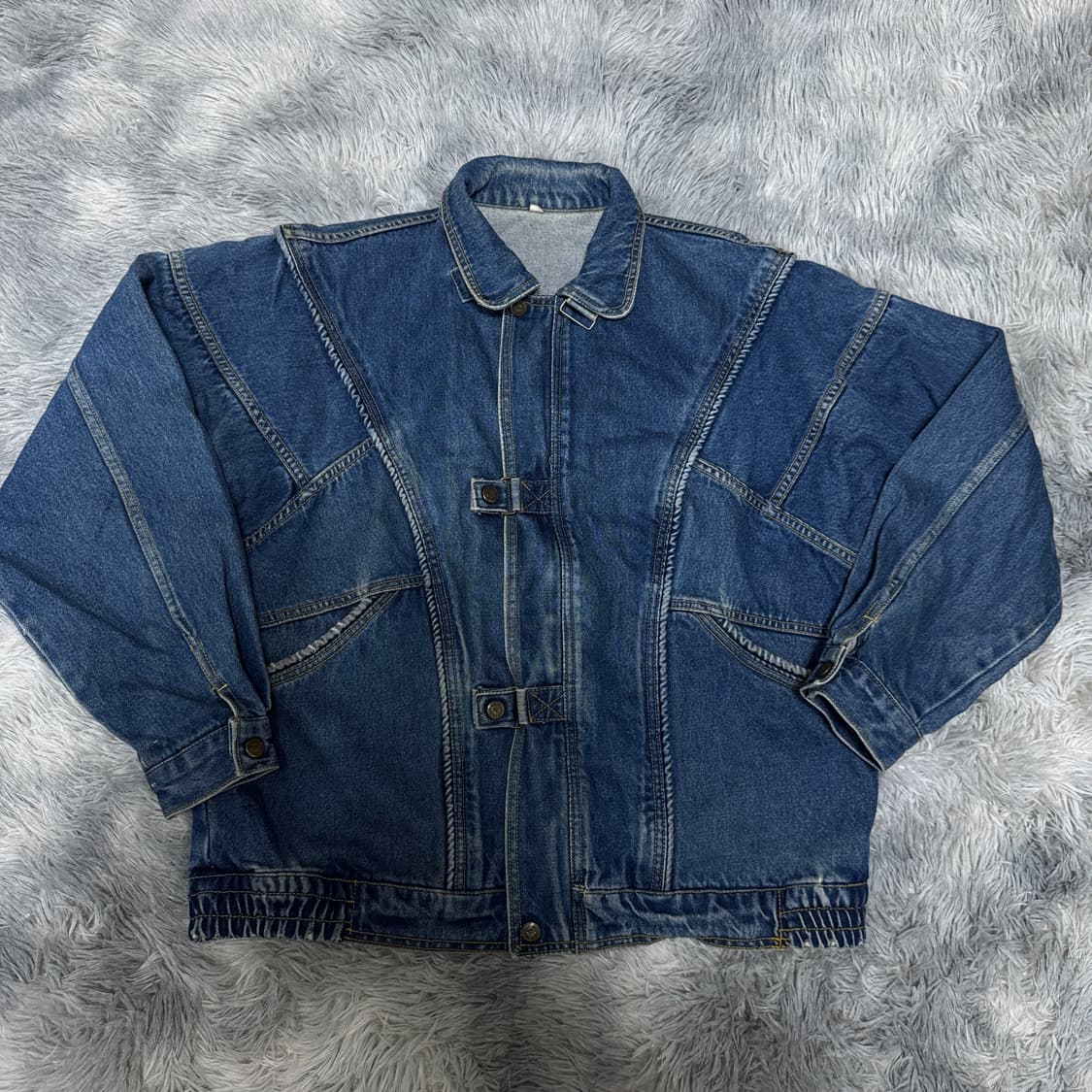 80s 유니로얄 서울올림픽 데님자켓 100사이즈 상품이미지3