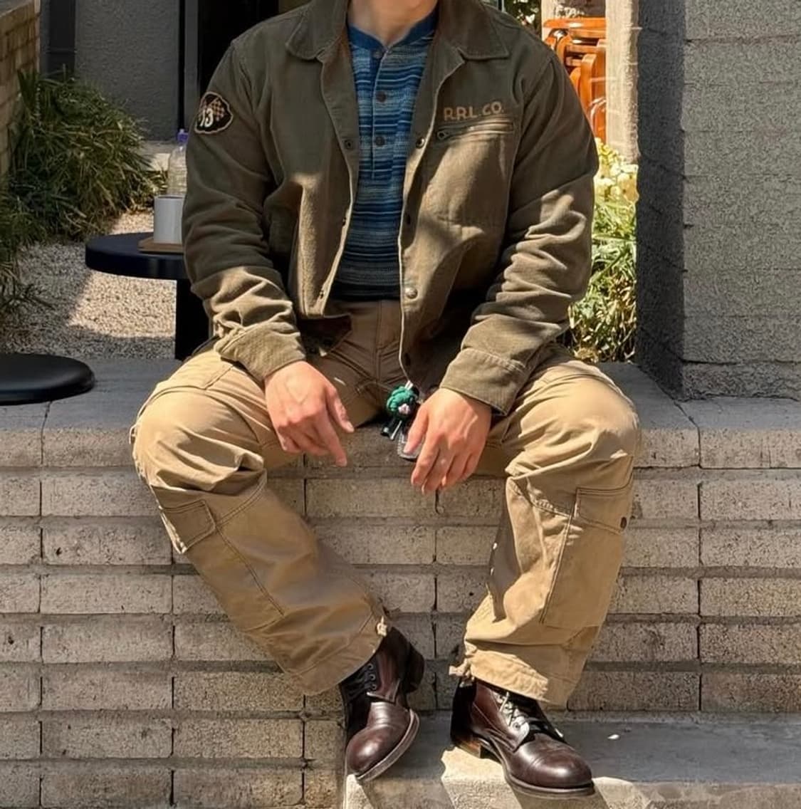 RRL 더블알엘 임브로이더 코듀로이 자켓 상품이미지5