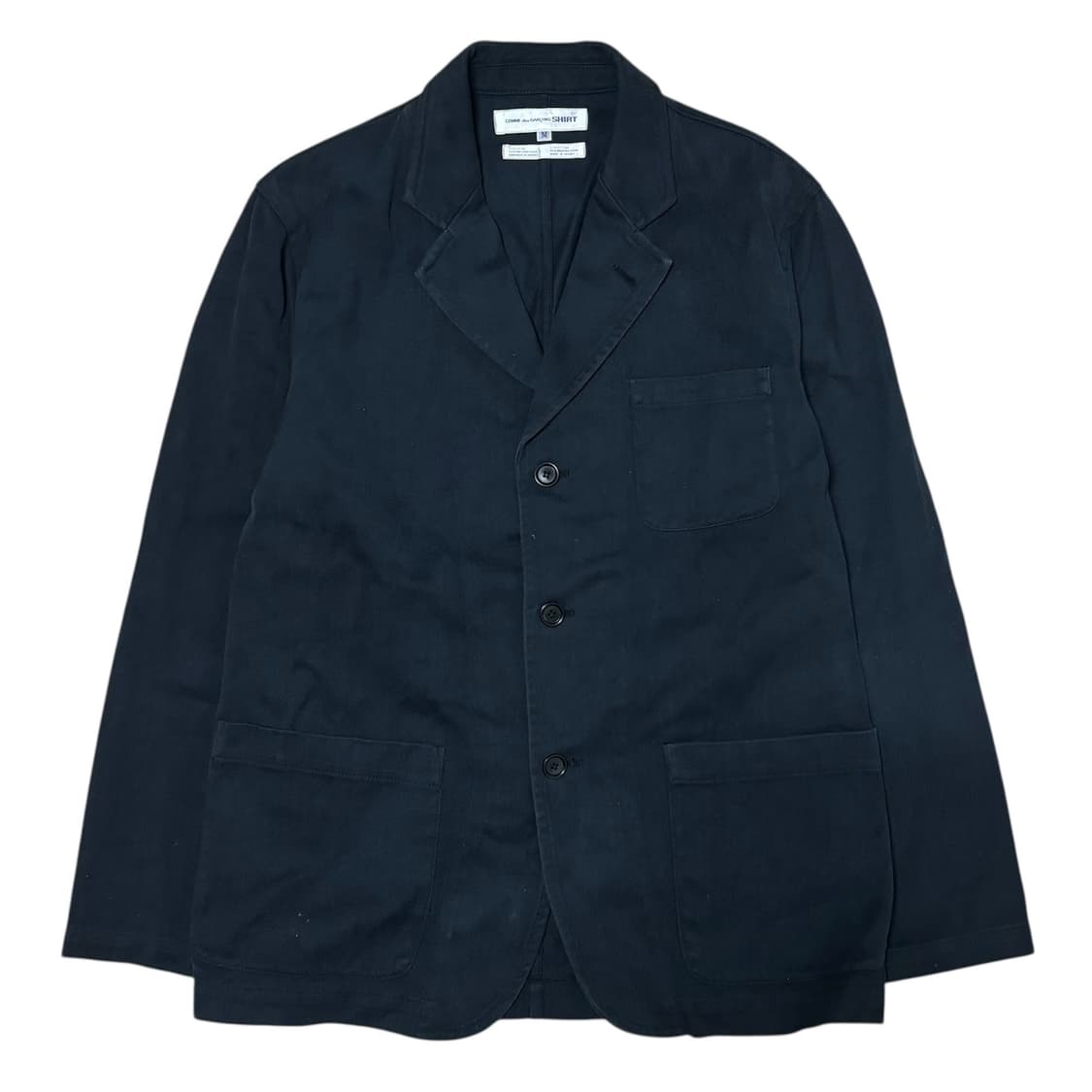[M] 꼼데가르송 셔츠 면 트윌 재킷 상품이미지1