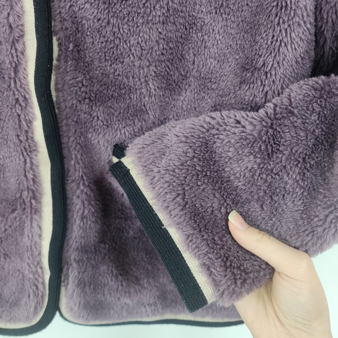 제이슨우 퍼 플리스 자켓 퍼플 상품이미지5