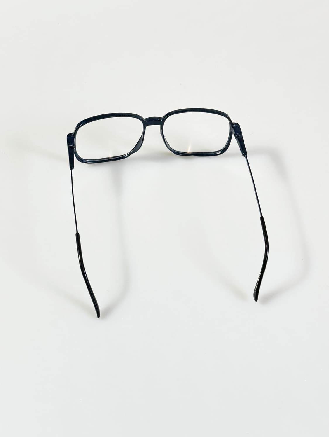 80s ALAN 블루 뿔테 레트로 스퀘어 빈티지 안경 상품이미지6