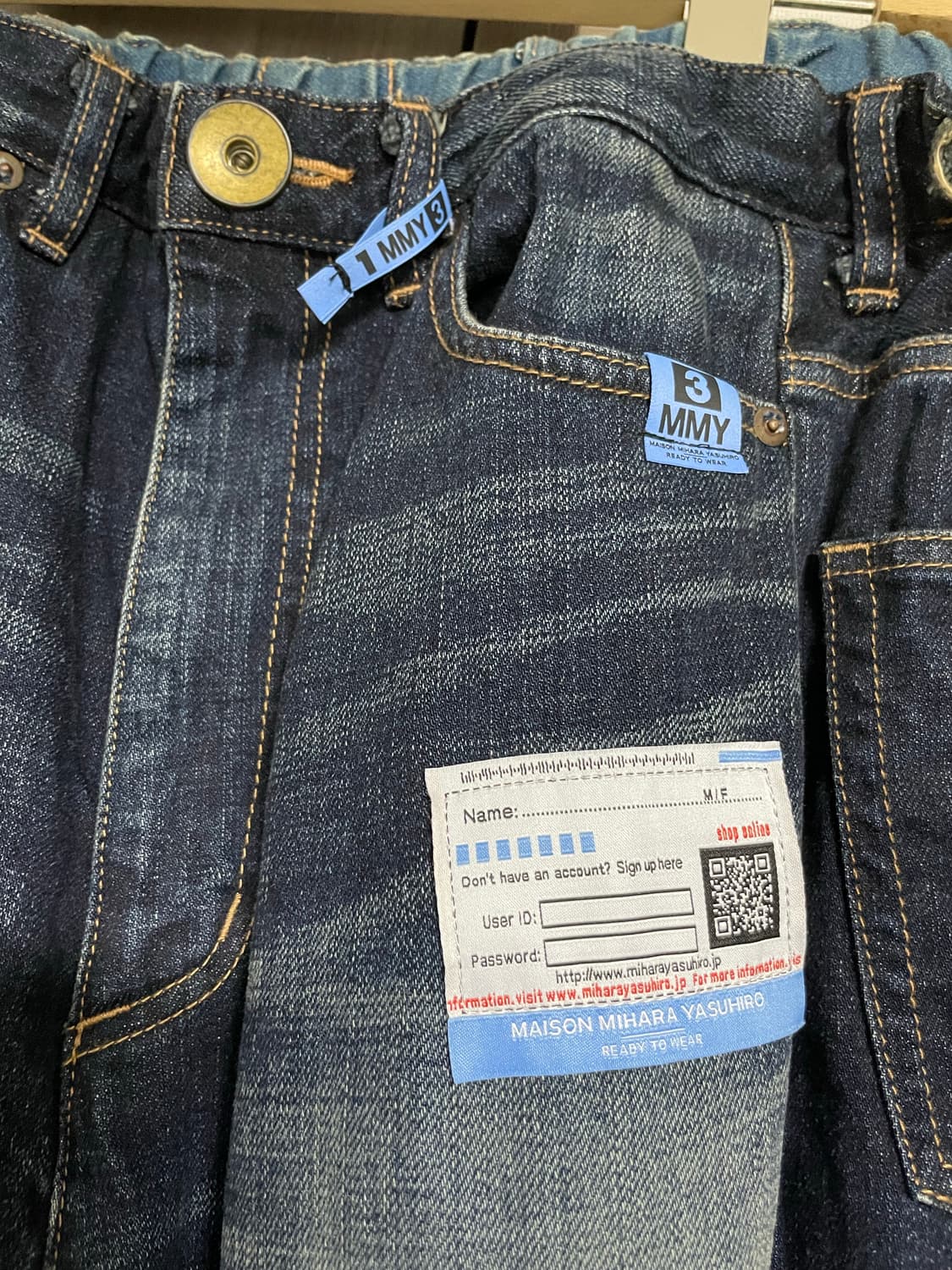미하라 야스히로 데님팬츠 상품이미지2