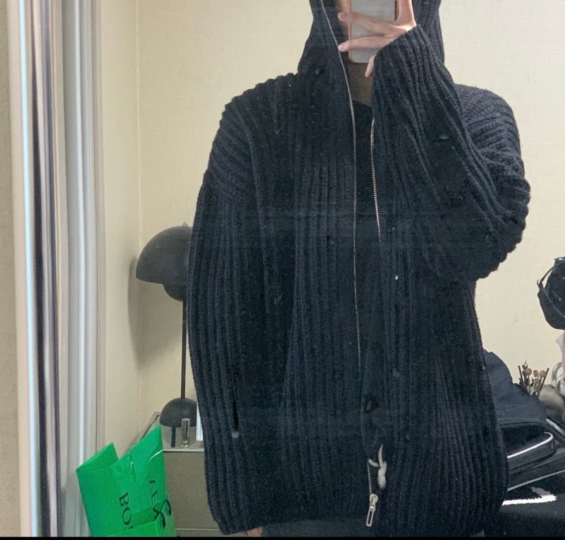 032c overfit chunky 니트 가디건 S 상품이미지4