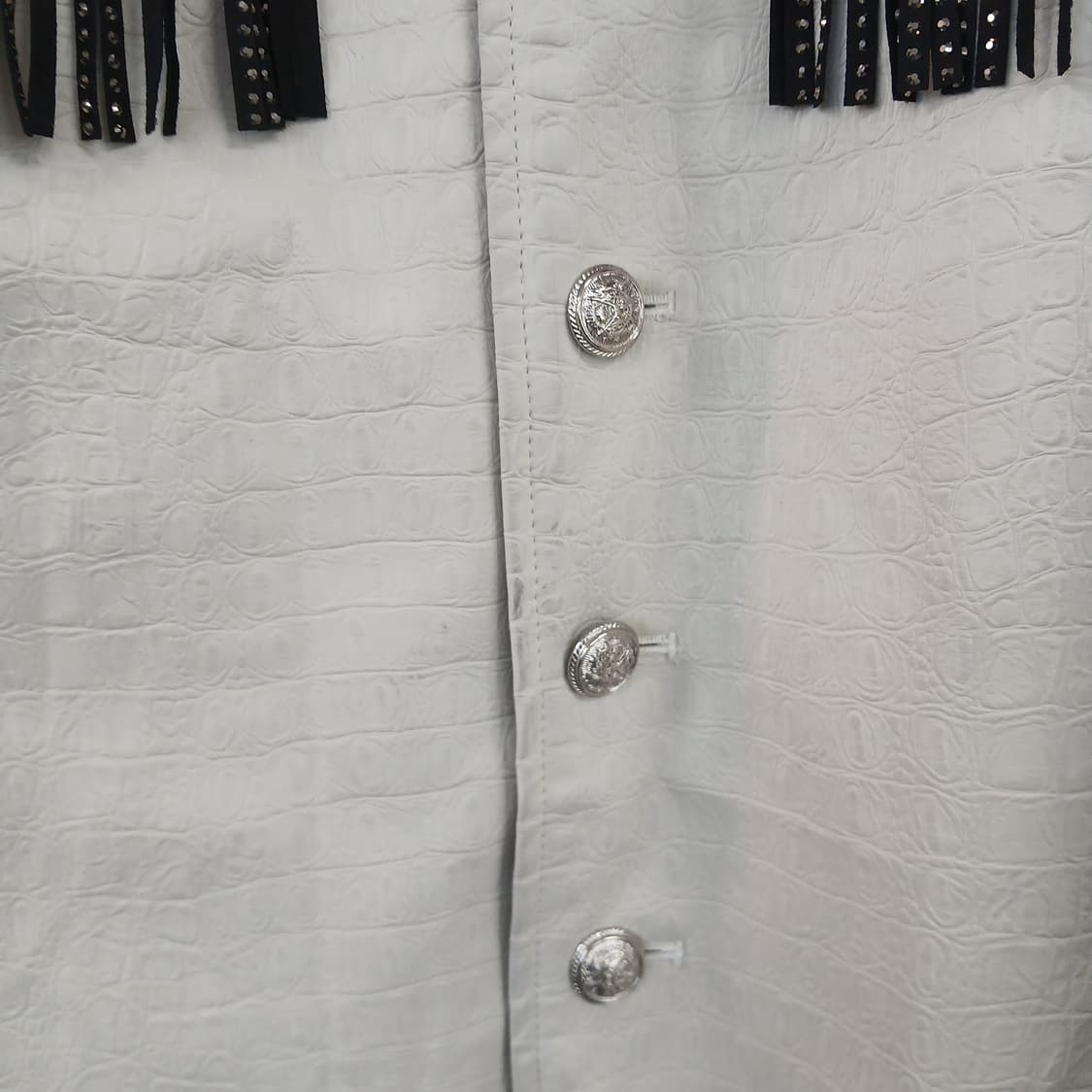 ZINCHOI 블랙 데님 웨스턴 셔츠 상품이미지4