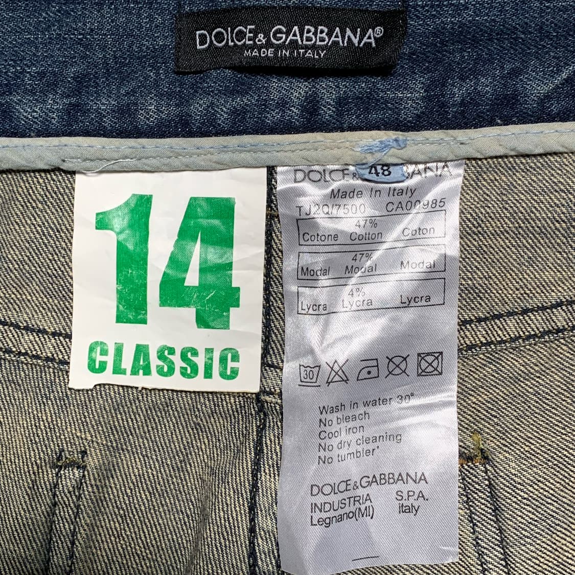 [33] 돌체 앤 가바나 스트레이트핏 데님팬츠 상품이미지4
