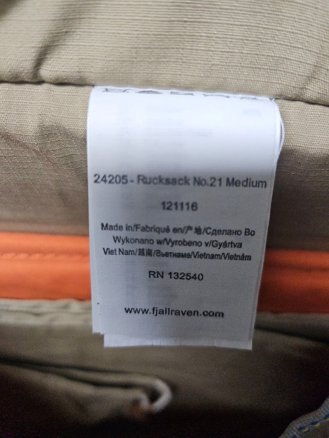 피엘라벤 칸켄 럭색  G-1000 백팩 상품이미지10