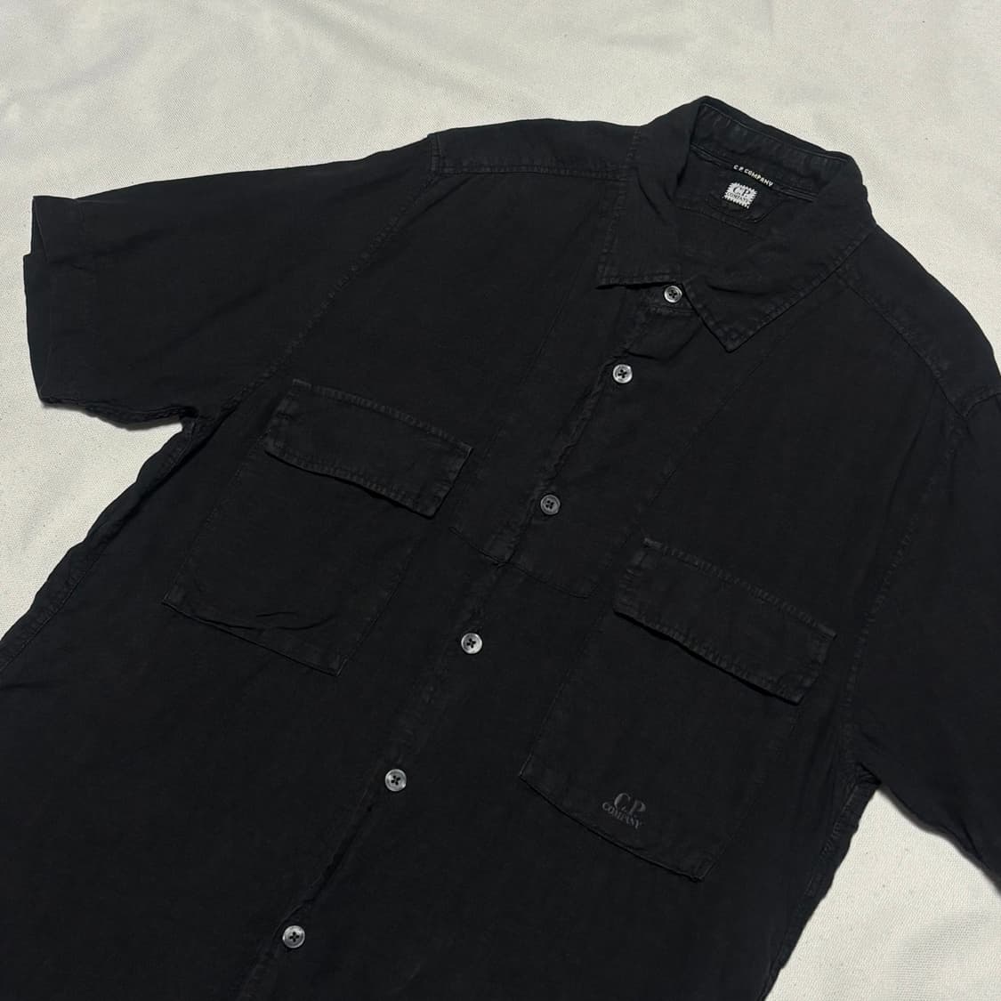 M C.P 컴퍼니 투포켓 린넨 반팔 셔츠 상품이미지1