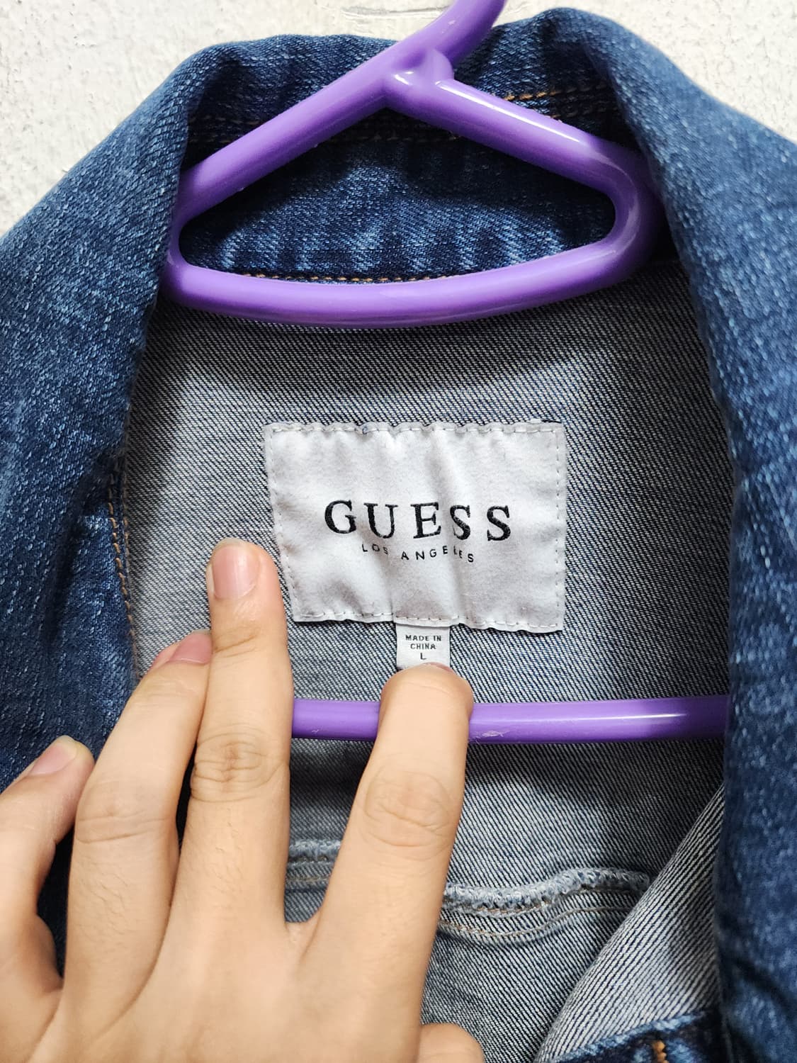 Guess 게스 데님 청자켓 상품이미지4