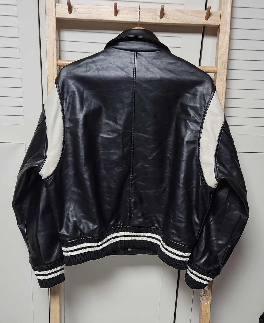 바르티멘토 레더 바시티 자켓 상품이미지5