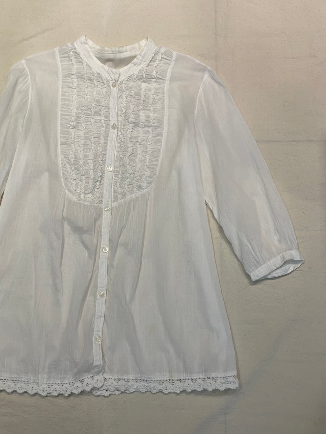 레이스 블라우스 셔츠 상품이미지4