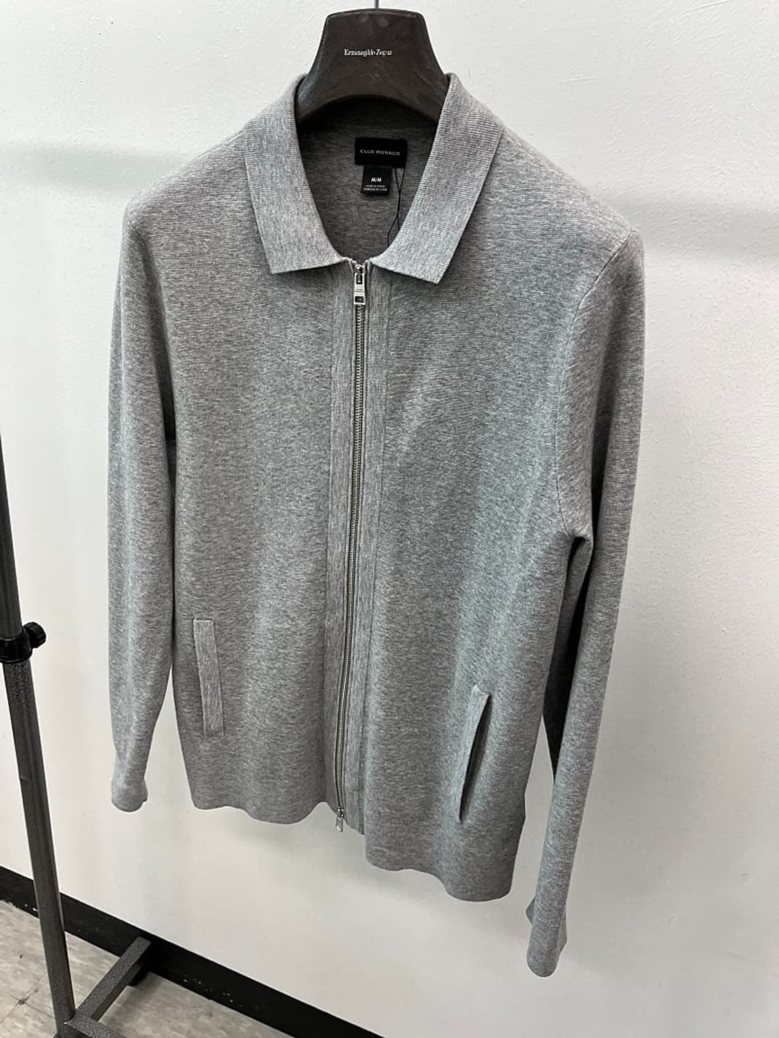 95-100) 클럽모나코 24ss 카라 니트집업  상품이미지1