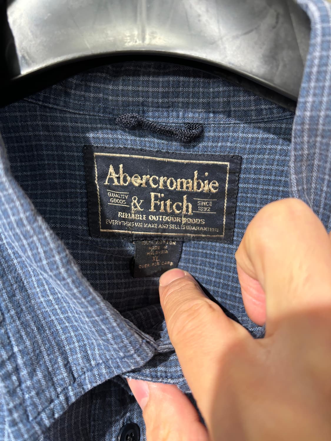 아베크롬비 체크 셔츠 상품이미지8