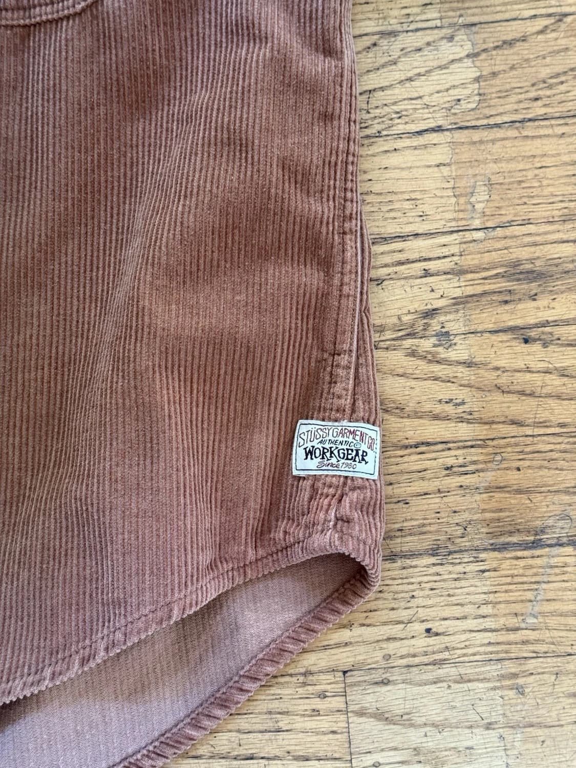 스투시 워크기어 집업 자켓 브라운 M 상품이미지4