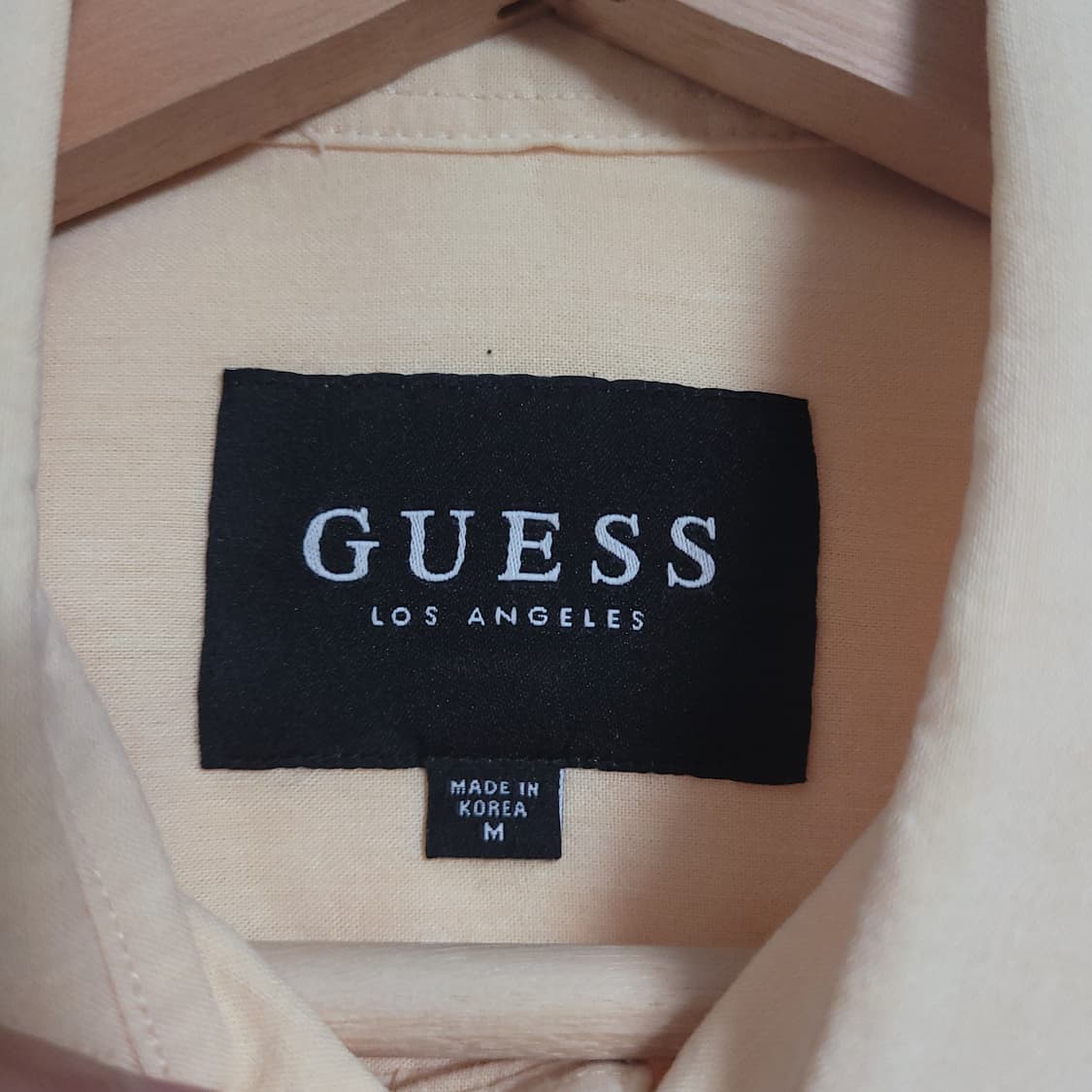 (M) GUESS 게스 긴팔 남방 셔츠 마면 혼방 상품이미지3