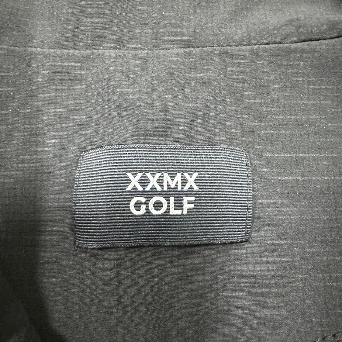 ✨ (바배) 젝시믹스 골프 백로고 우븐 집업 블랙 베스트  상품이미지3