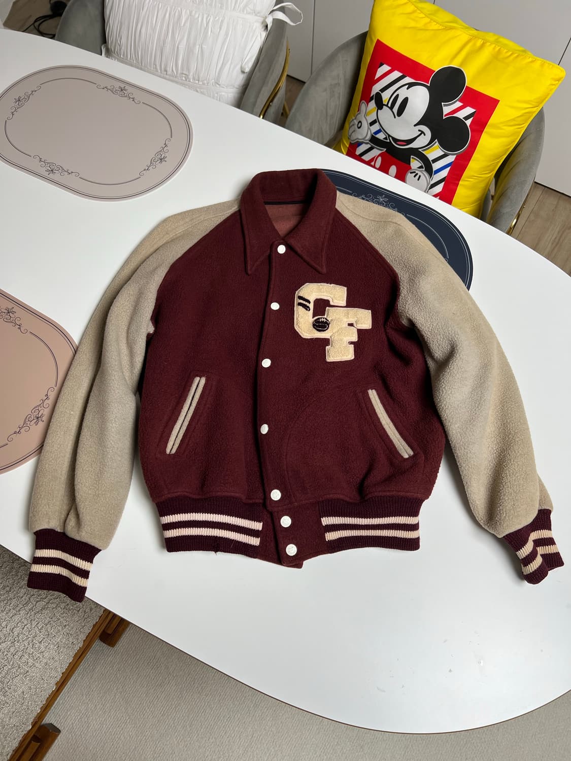 50-60’s 카센티노 울 바시티 자켓 상품이미지8