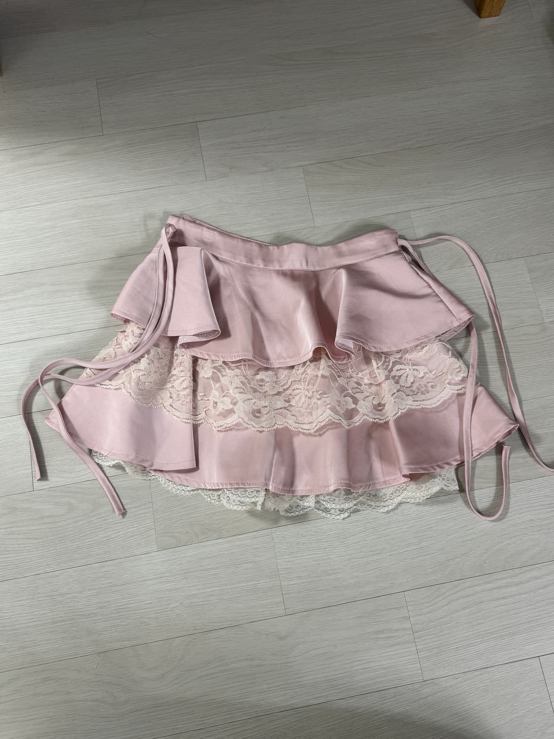 발레코어 레이스 스커트 상품이미지1