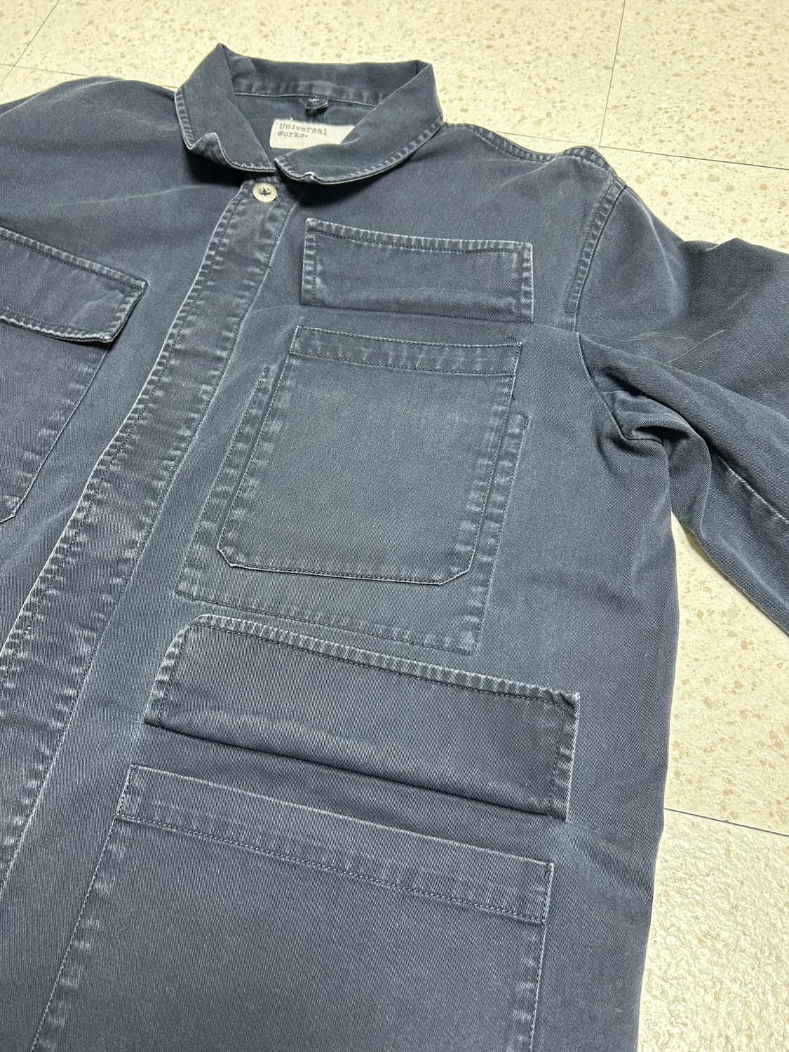 Universal Works Fatigue Jacket Navy XL 상품이미지5