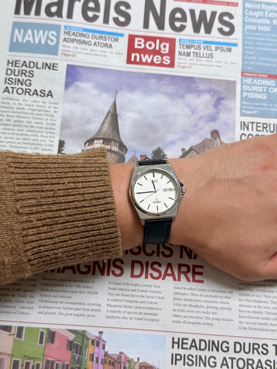 Seiko 세이코 쿼츠 SilverWave Snowflake Day-Da 상품이미지7