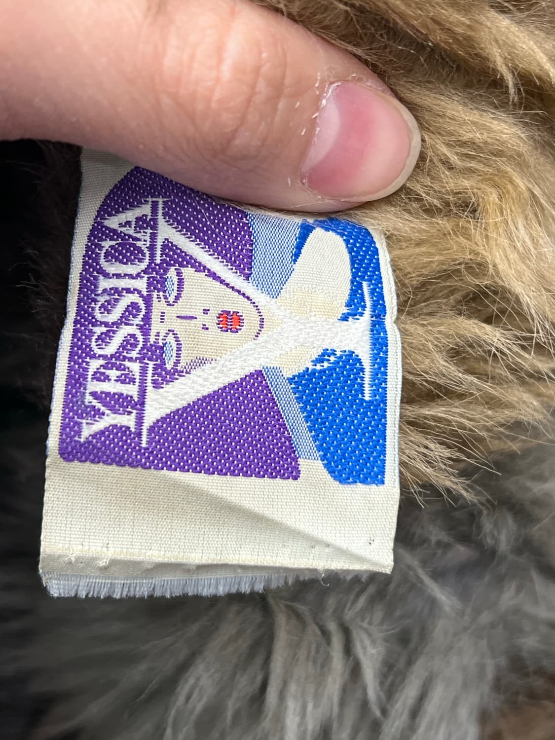 Vintage Patchwork Shearling Coat 상품이미지8