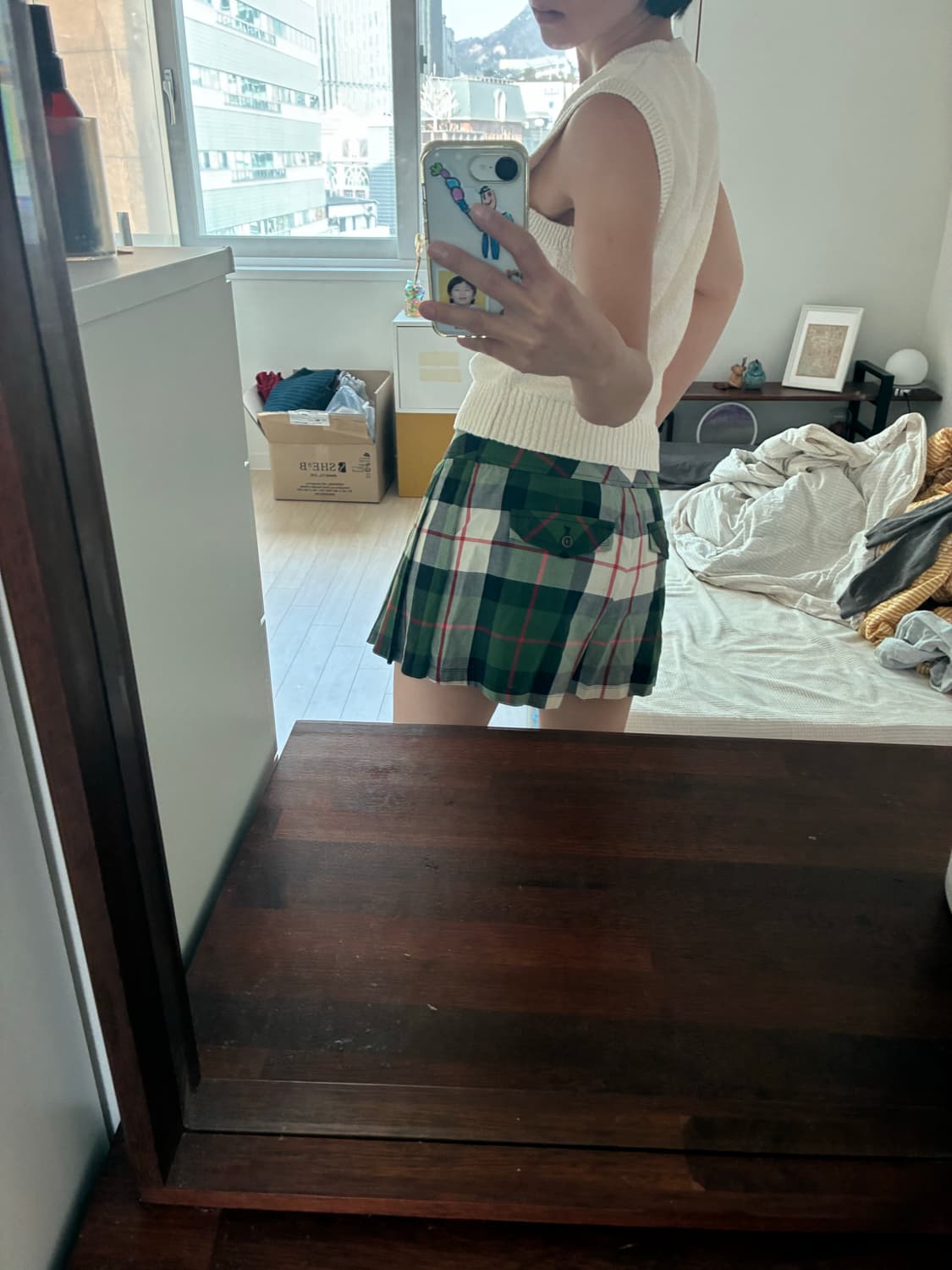 버버리 블루라벨 치마바지 38사이즈 상품이미지7