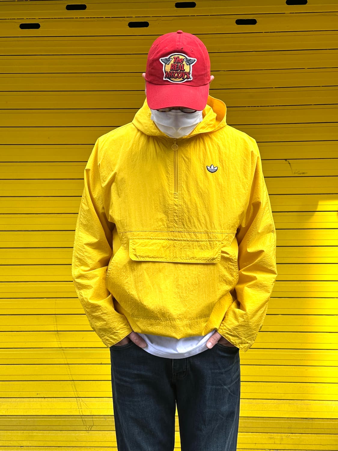 아디다스 오리지널스 LW 팝 자켓 옐로우 2XL 상품이미지1