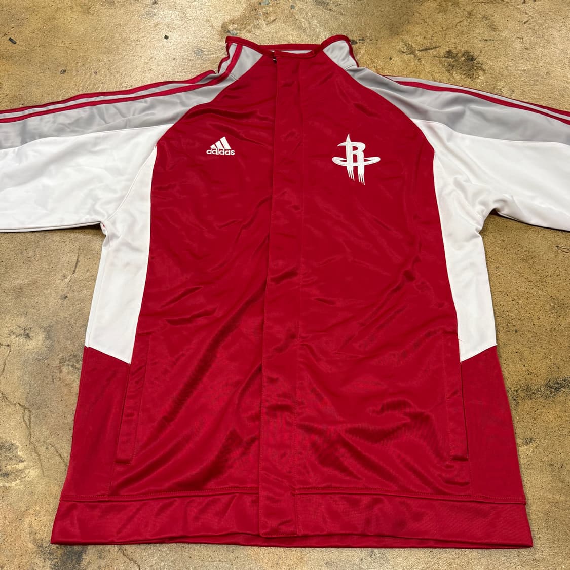 [정품/44] 아디다스 휴스턴 로켓츠 트랙탑 레드 b18 상품이미지3